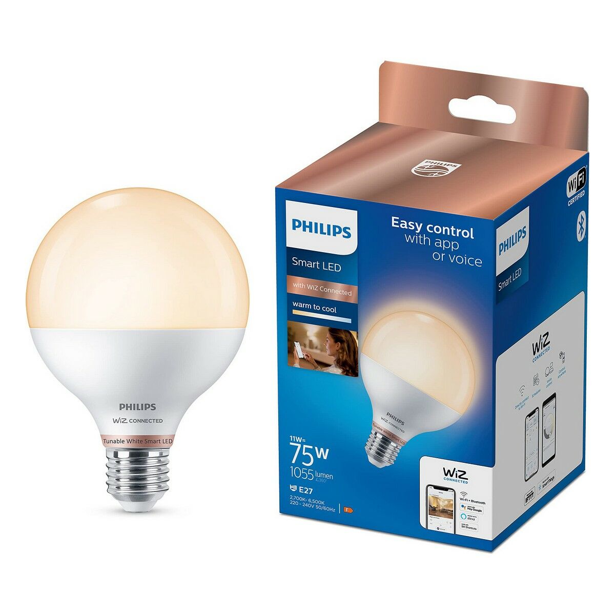 LED-lampa Philips Wiz E27 11 W 1055 lm - 2