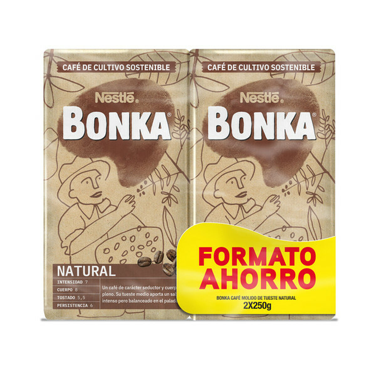 Malt kaffe Bonka 2 x 250 g Naturell