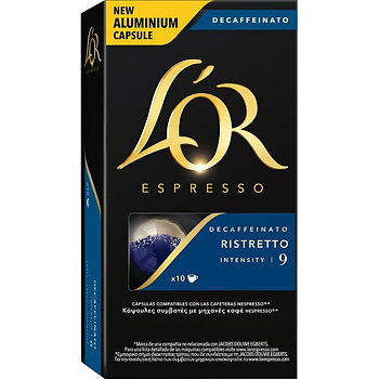 Kaffekapslar L'Or Ristretto Koffeinfritt 20 Kapslar