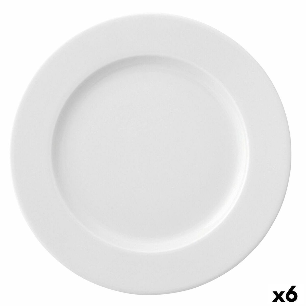 Platt skål Ariane Prime Vit Keramik Ø 29 cm (6 antal)