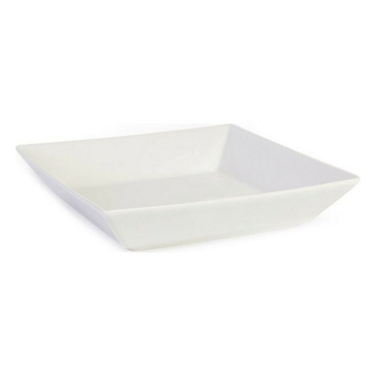 Salladsskål La Mediterránea Elite Keramik Vit (21 x 21 x 4,5 cm) (21 x 21 x 4,5 cm) - 2