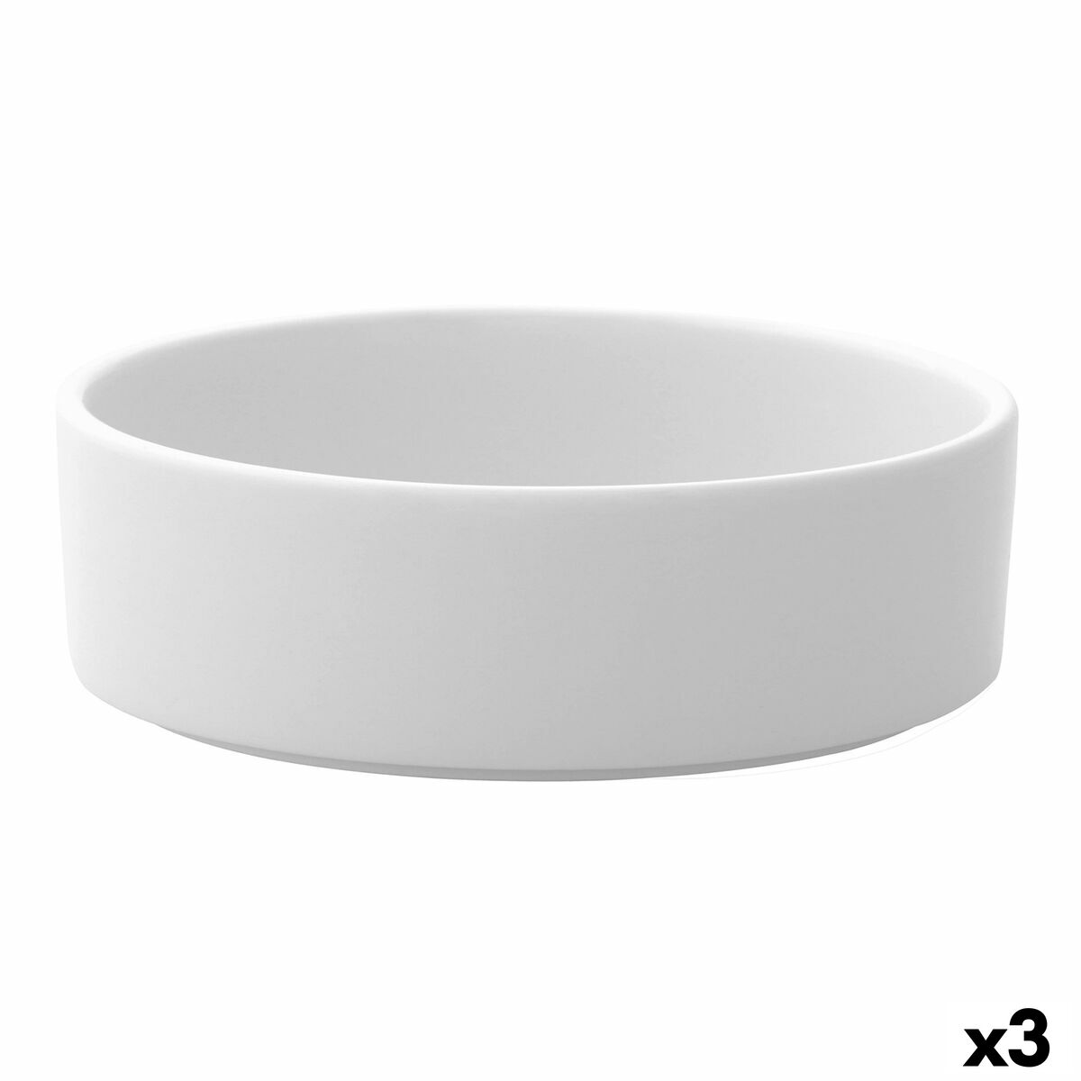 Salladsskål Ariane Prime Keramik Vit Ø 21 cm (3 antal)