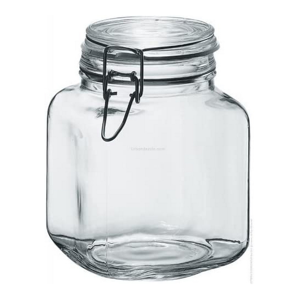 Glasburk Borgonovo Transparent Hermetisk (1,7 L) (12 x 12 x 17 cm)