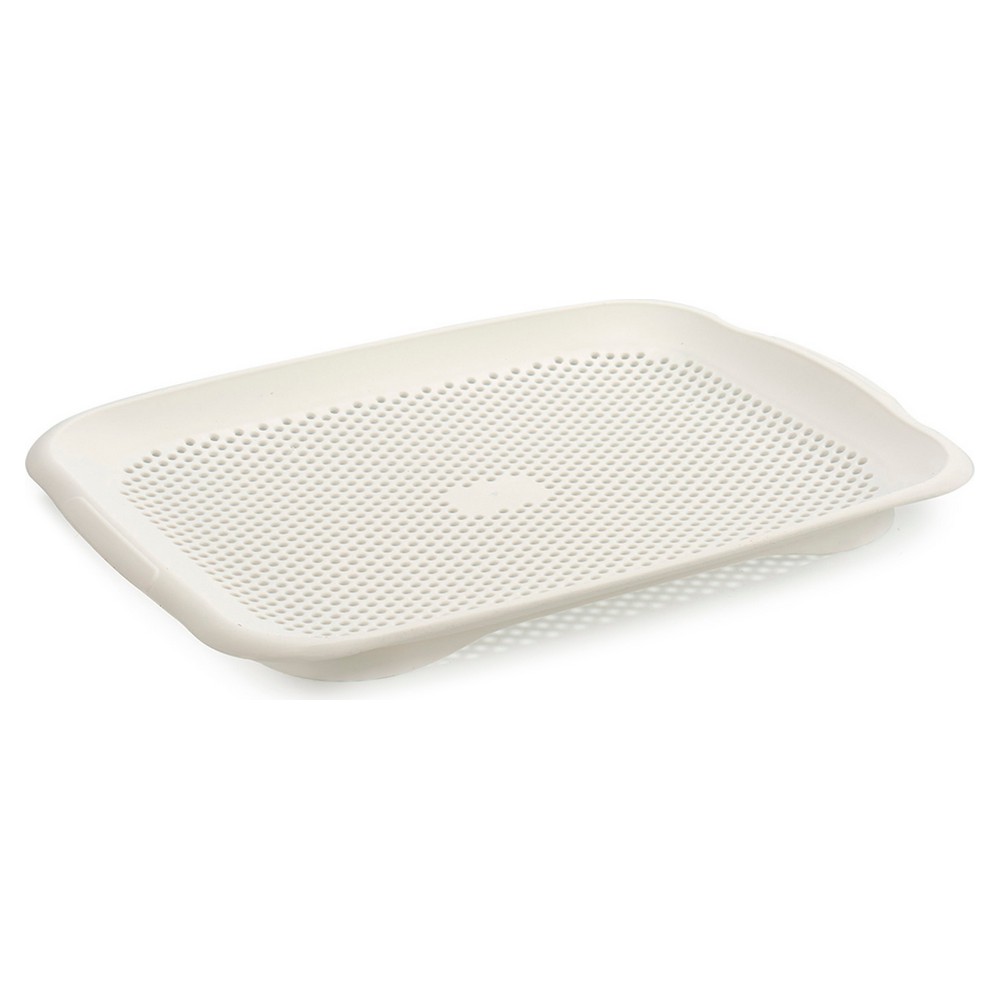 Diskställ 27 x 3 x 36,3 cm Vit Plast