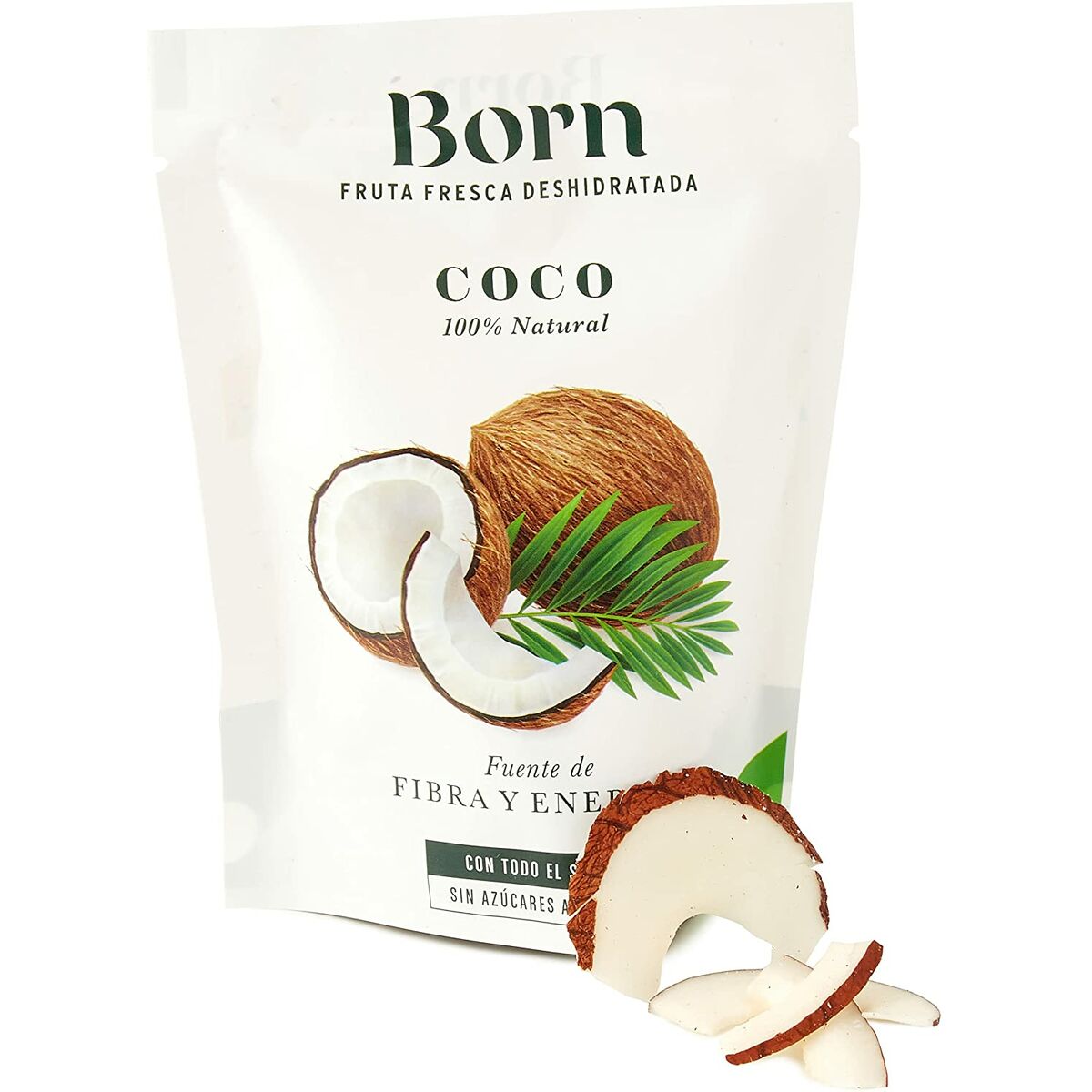 Kokosnöt Born Semi 40 g Ekologisk Torkad