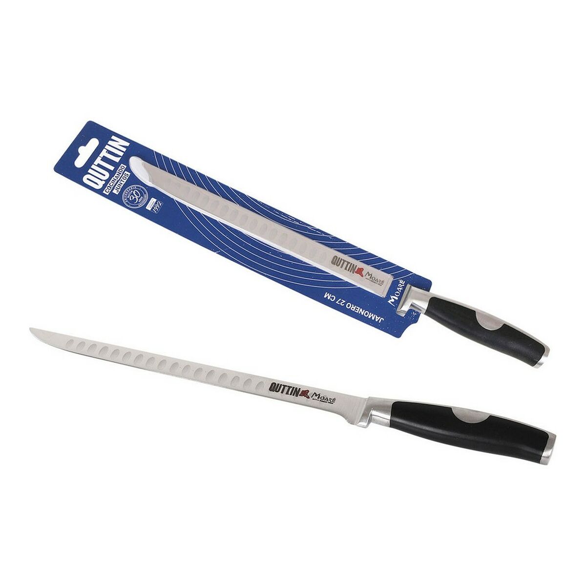 Skinkkniv Quttin Moare Rostfritt stål (27 cm) - 4