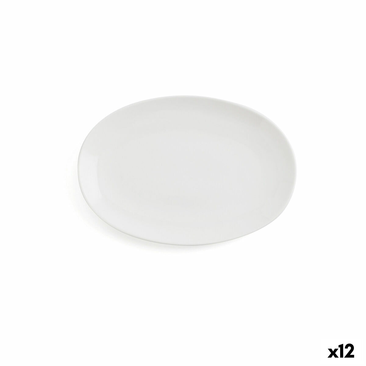 Servingsfat Ariane Vital Coupe Avlång Vit Keramik Ø 21 cm (12 antal)
