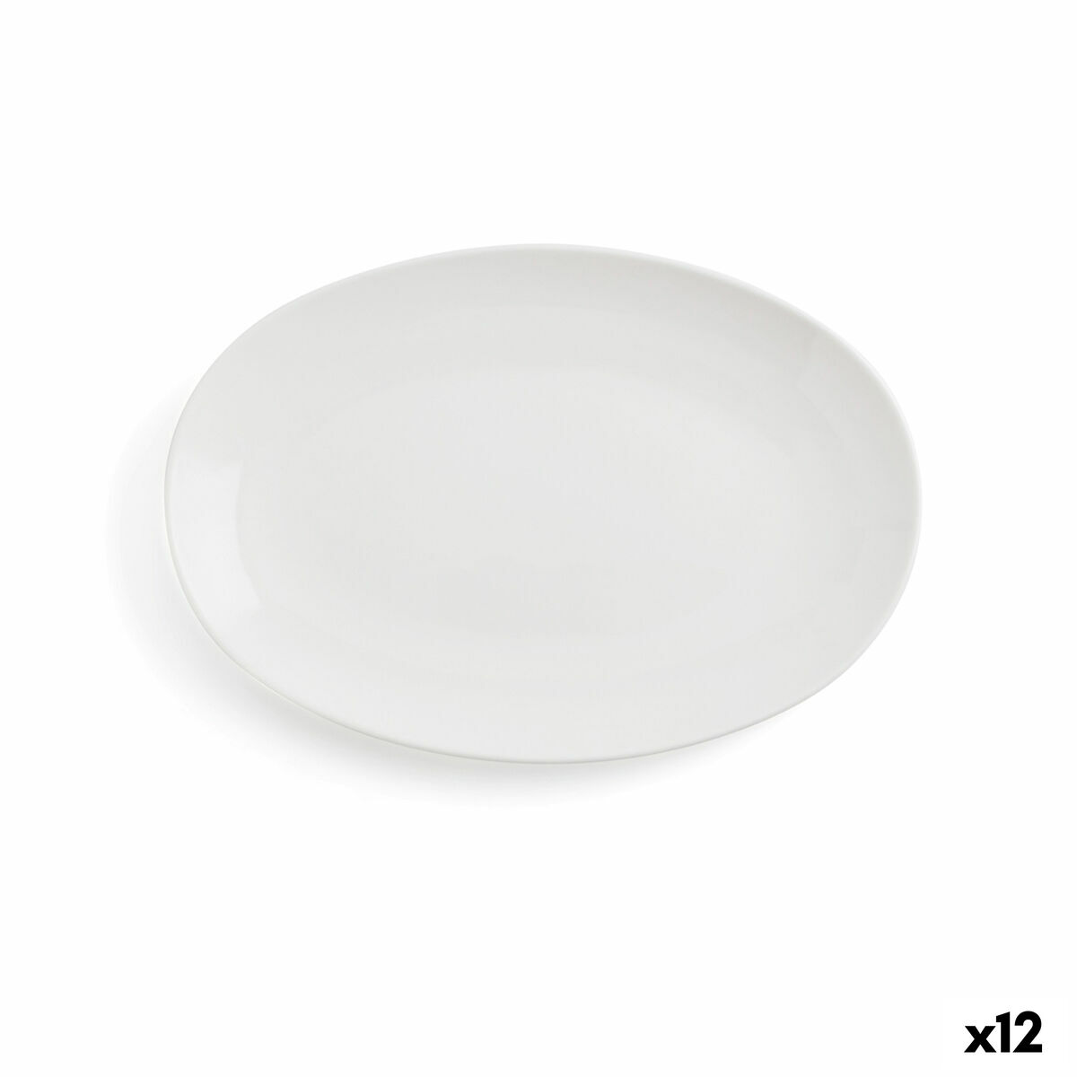 Servingsfat Ariane Vital Coupe Avlång Keramik Vit (Ø 26 cm) (12 antal)