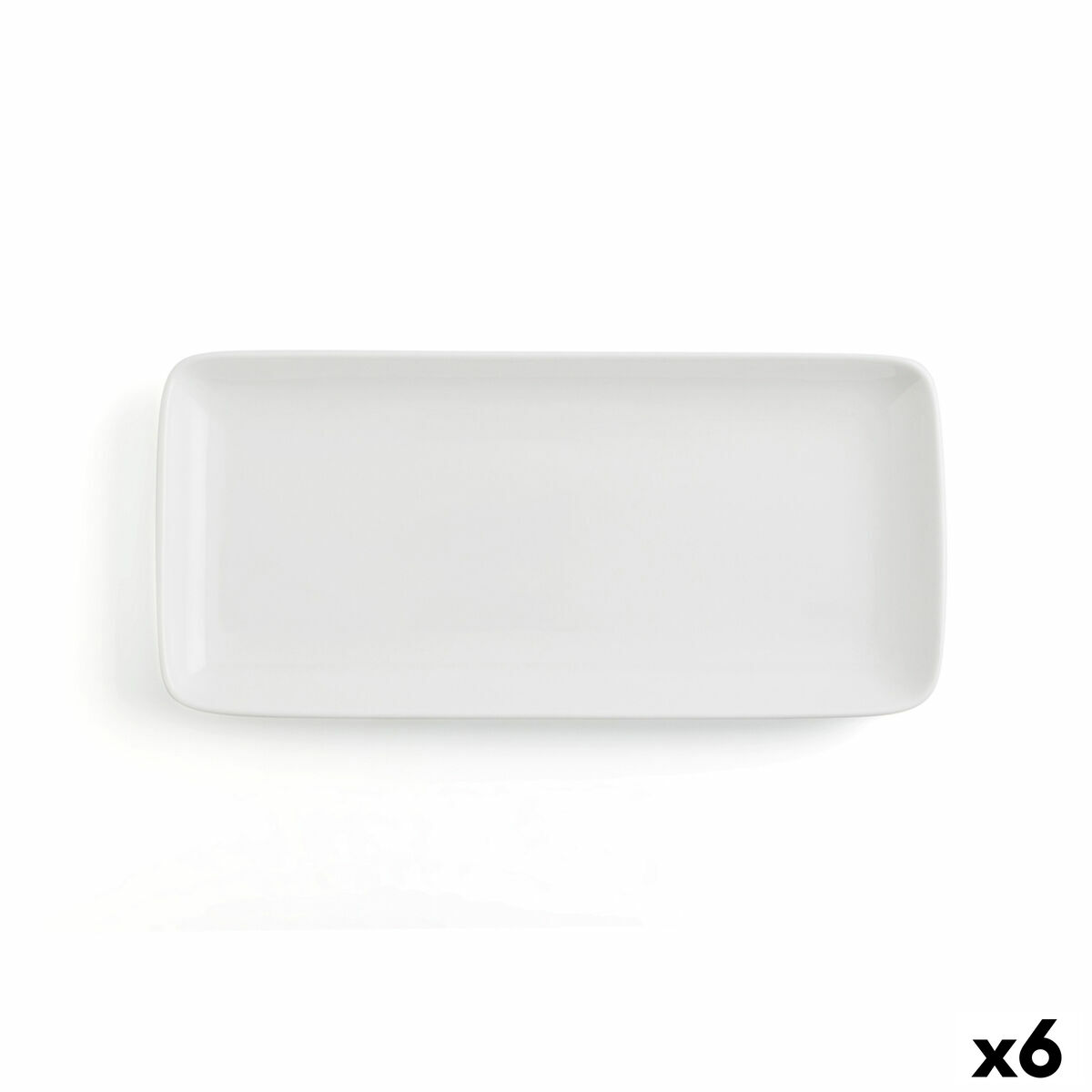Servingsfat Ariane Vital Coupe Rektangulär Keramik Vit (36 x 16,5 cm) (6 antal)