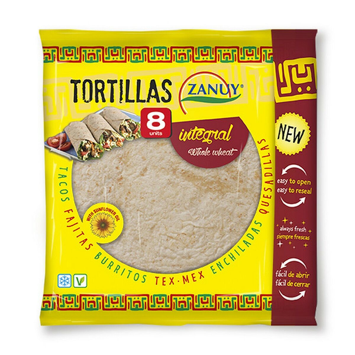 Wheat Tortillas Zanuy Komplett