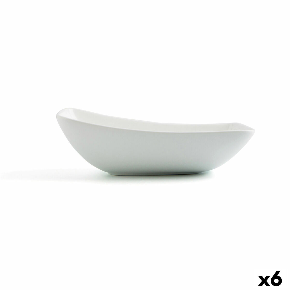 Skål Ariane Vital Rektangulär Keramik Vit (24 cm) (6 antal)