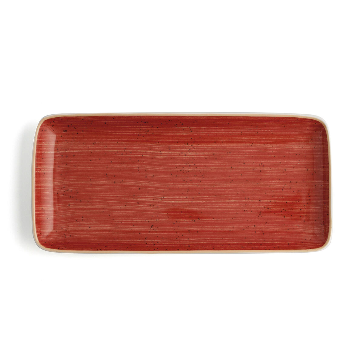 Servingsfat Ariane Terra Rektangulär Keramik Röd (36 x 16,5 cm) (6 antal) - 3