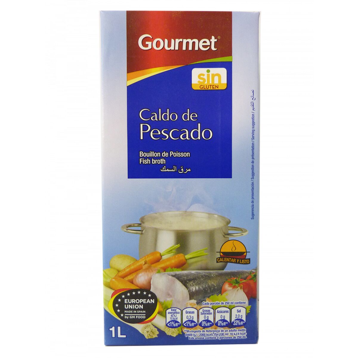 Buljong Gourmet 1 L Fisk