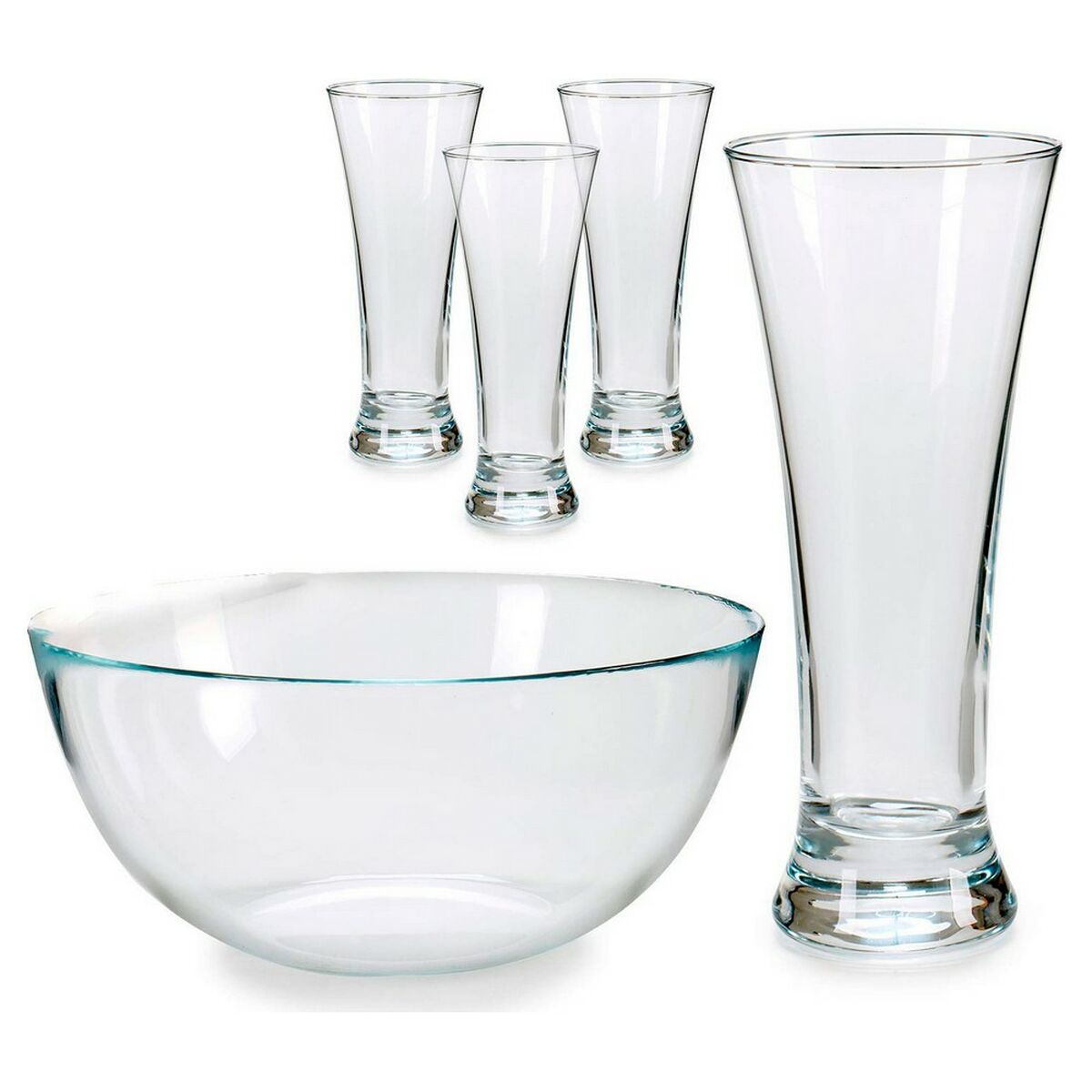Tilltuggsset 60 ml Transparent Glas 5 (5 Delar) (22 x 28 x 22 cm) - 2