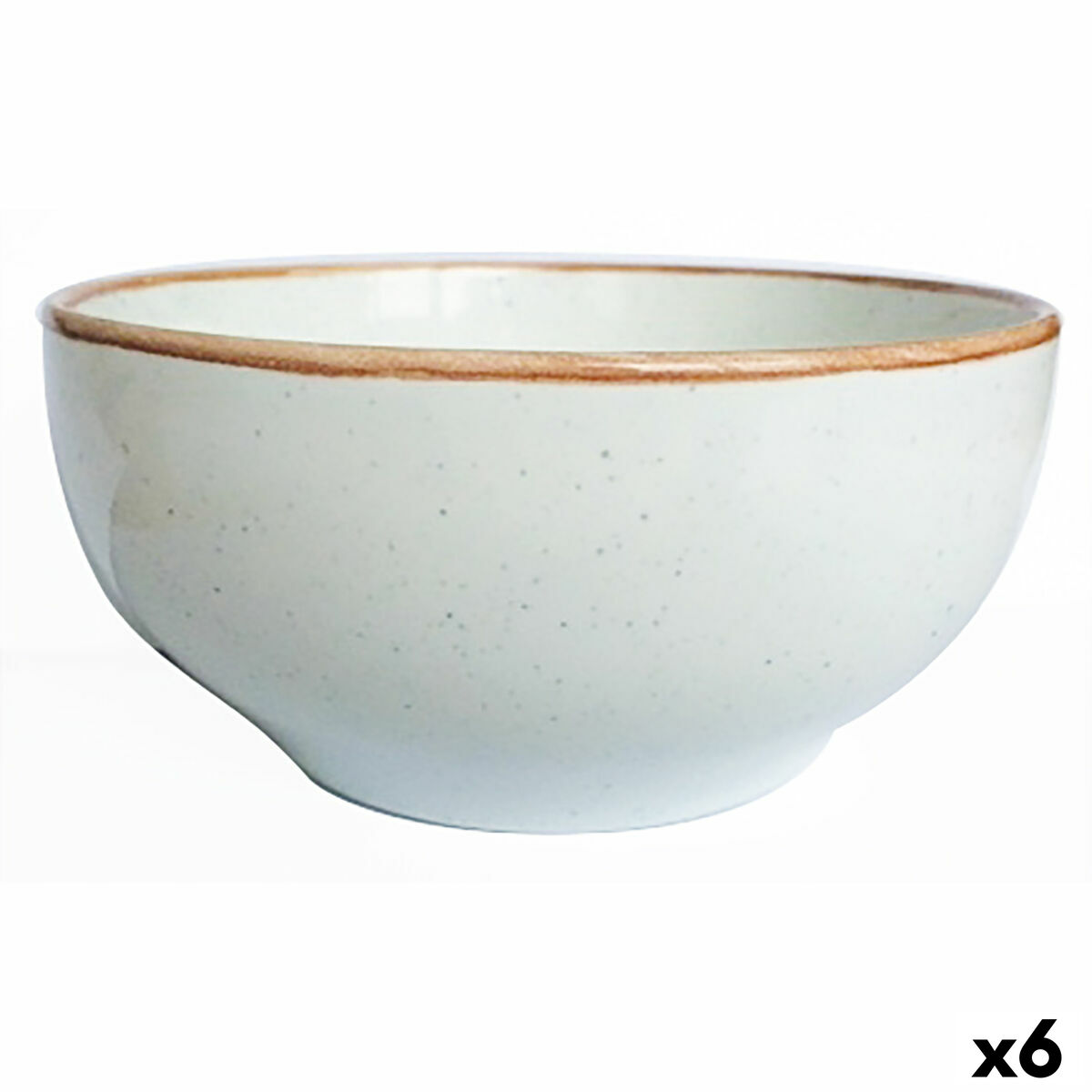 Skål Ariane Terra Keramik Beige (Ø 15 cm) (6 antal)