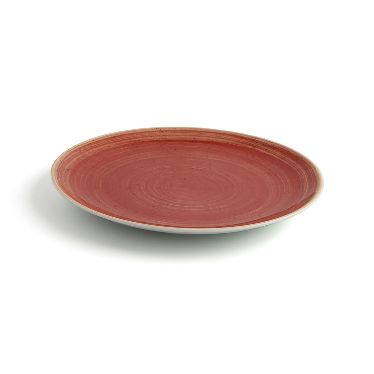 Platt skål Ariane Terra Röd Keramik Ø 21 cm (12 antal) - 2