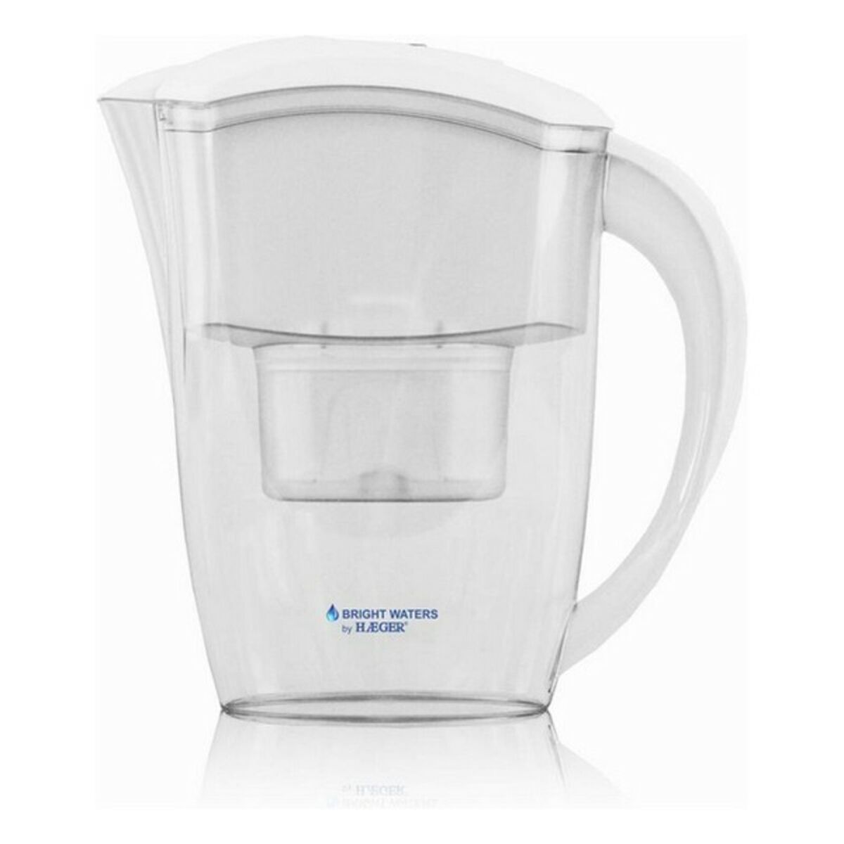 Filtreringskanna Haeger Bright Waters Vit (2,4 L) - 4