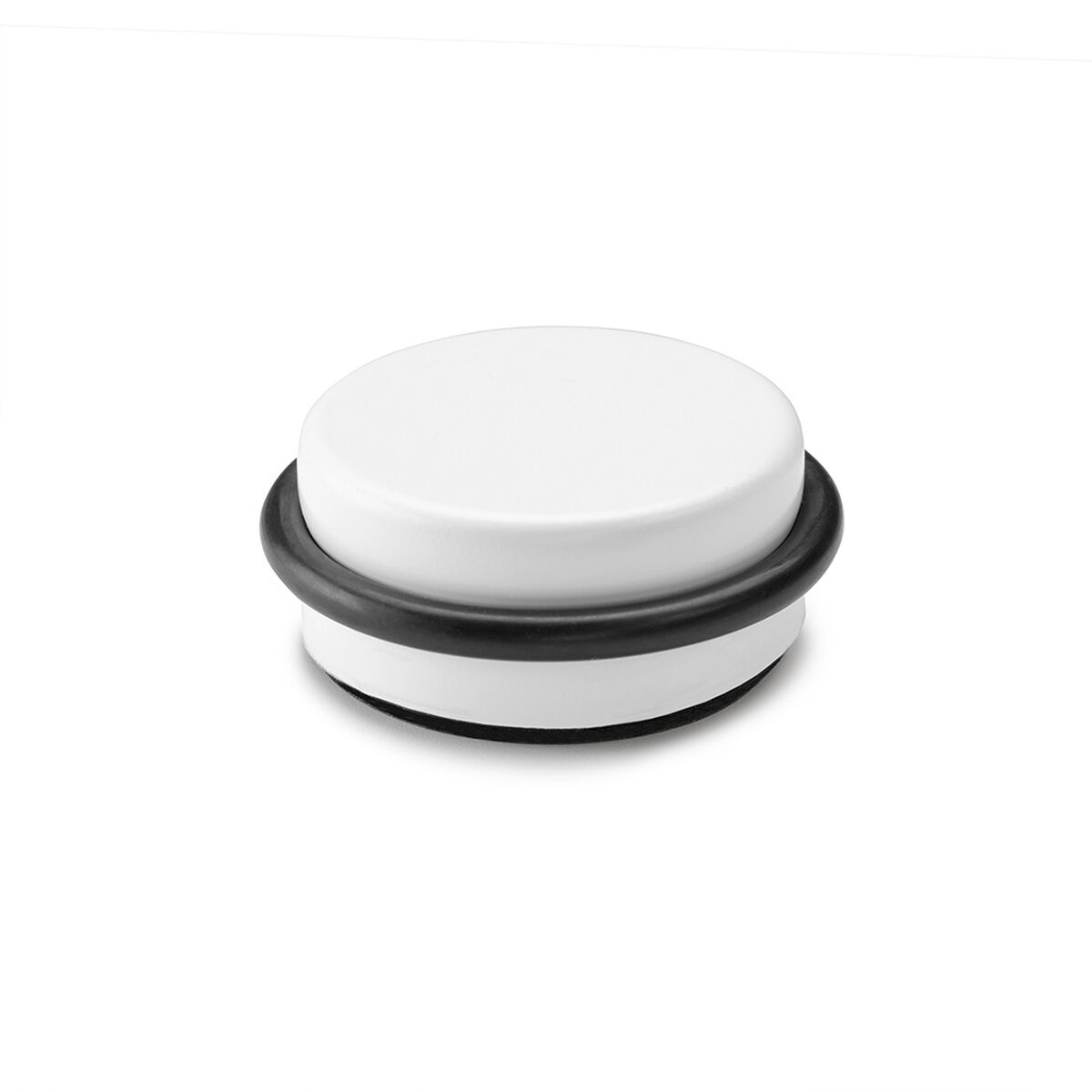 Dörrstopp Inofix Ø 4,6 x 1,8 cm Dörrar Vidhäftande Vit
