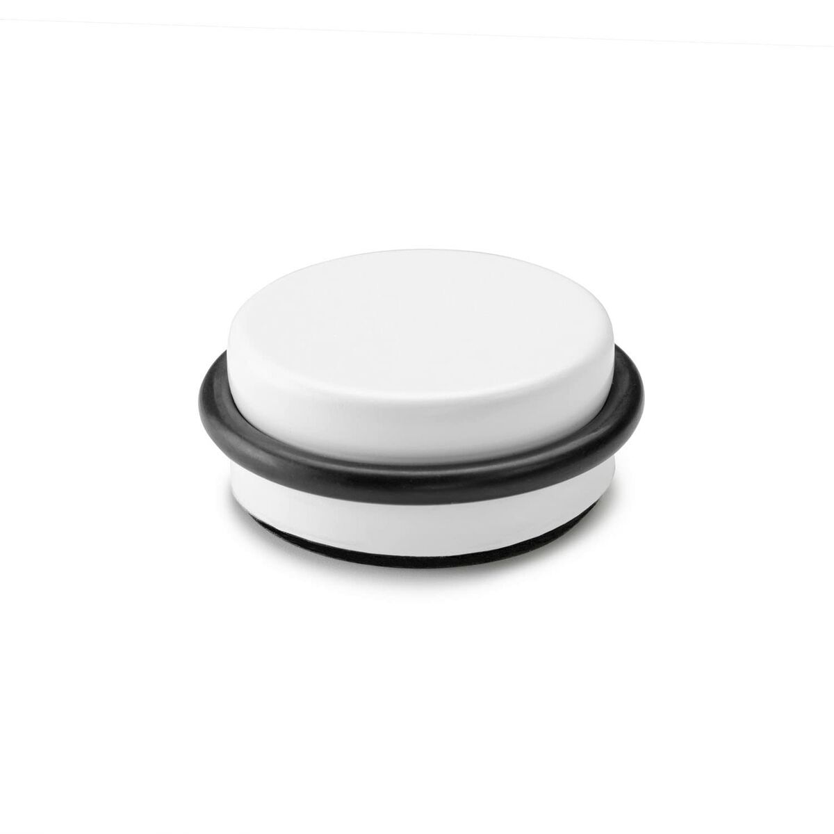 Dörrstopp Inofix Ø 4,6 x 1,8 cm Dörrar Vidhäftande Vit - 2
