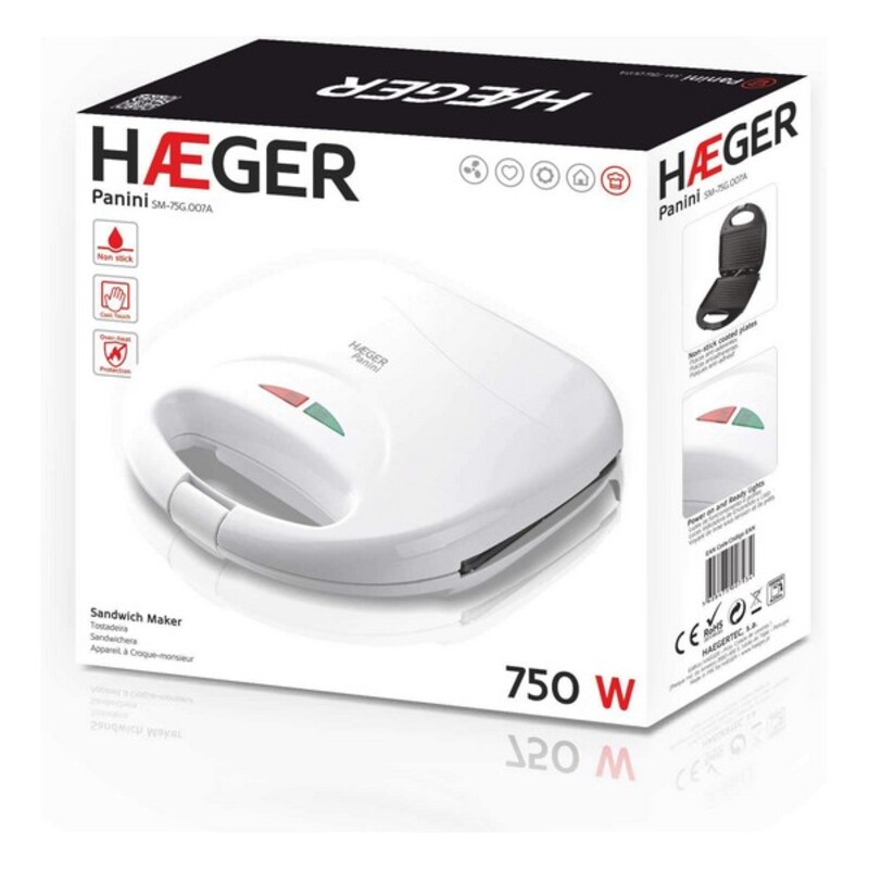 Smörgåsmaskin Haeger Panini 750W - 4