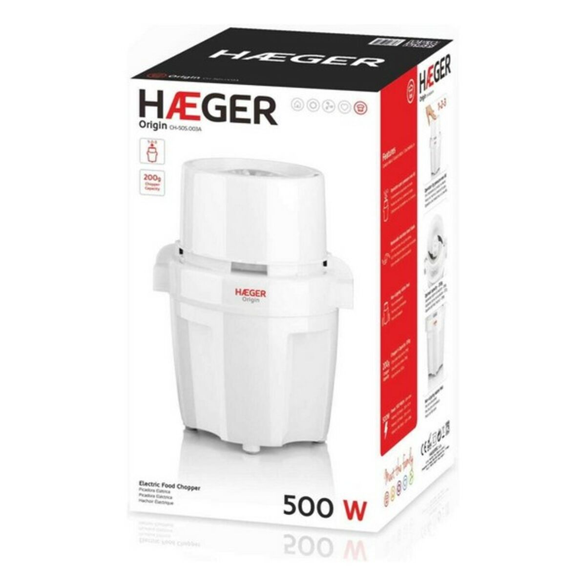 Köttkvarn Haeger Origin 500 W - 7