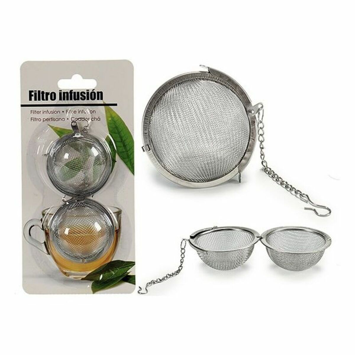 Infusionsfilter 8430852258441 Silvrig Metall - 6