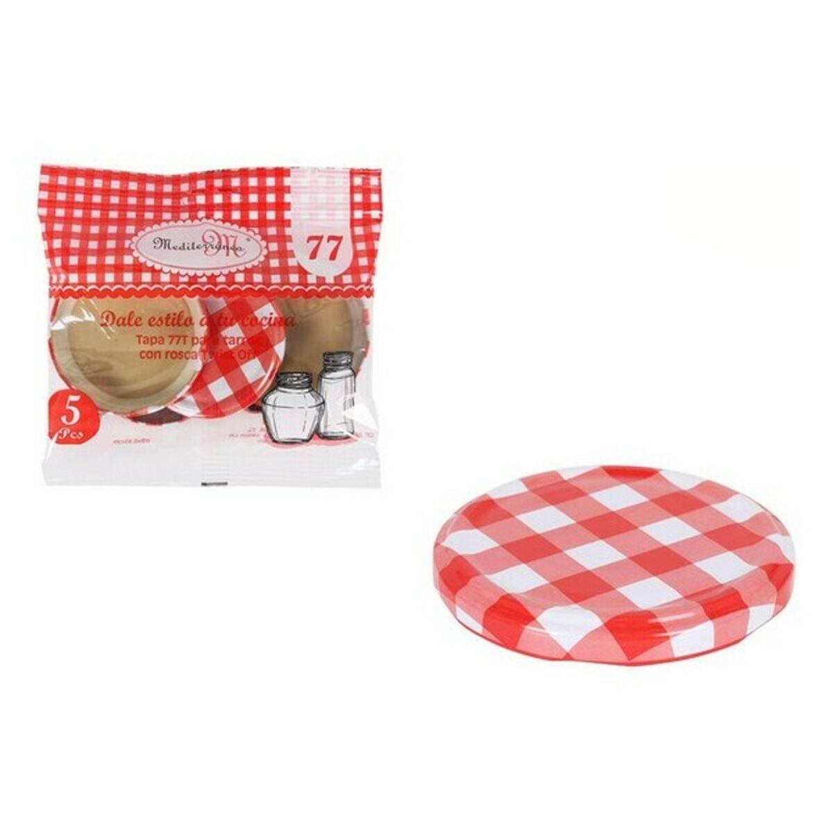 Set Mediterraneo 77T Omslag Con rosca (5 pcs) - 2