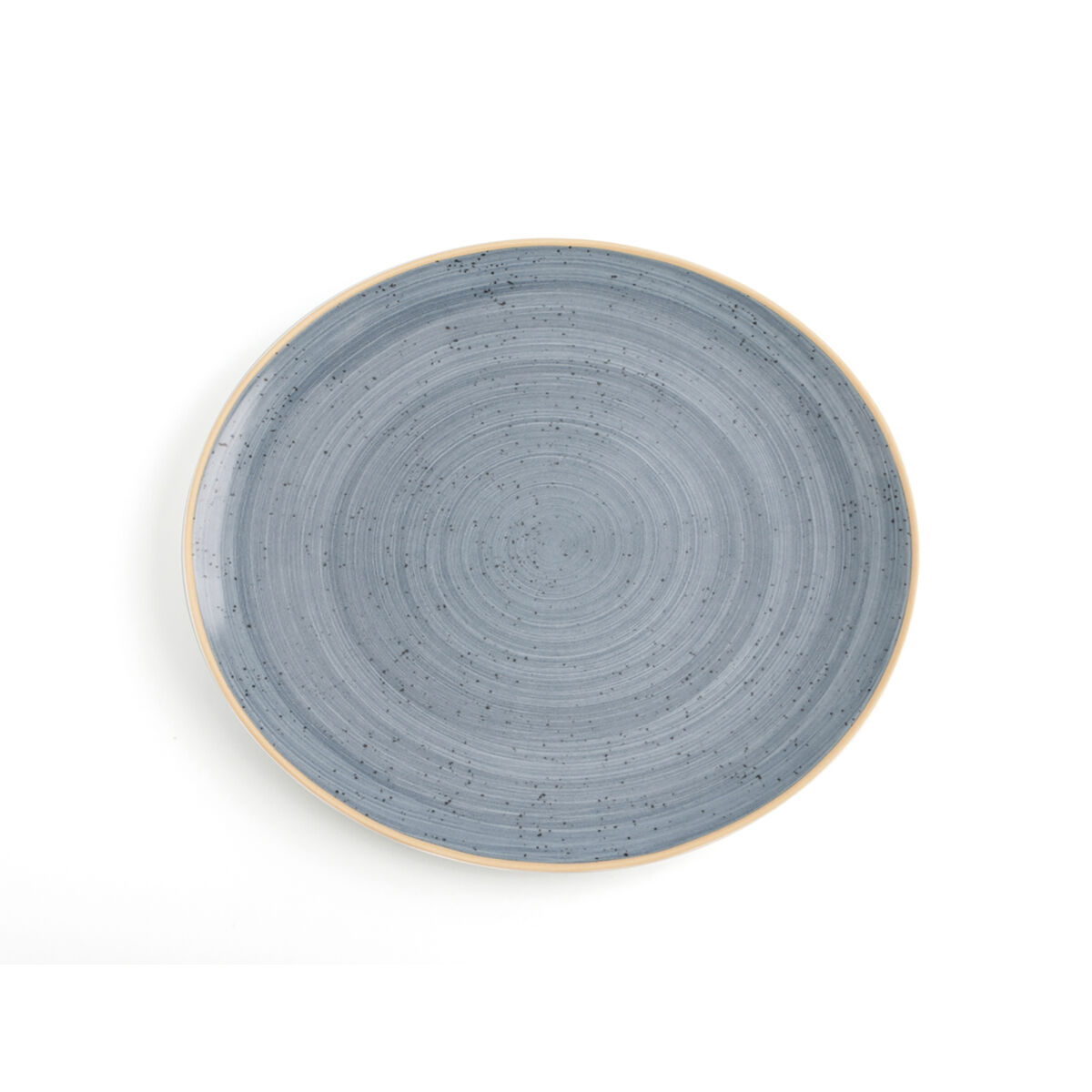 Platt skål Ariane Terra Blå Keramik 30 x 27 cm (6 antal) - 2