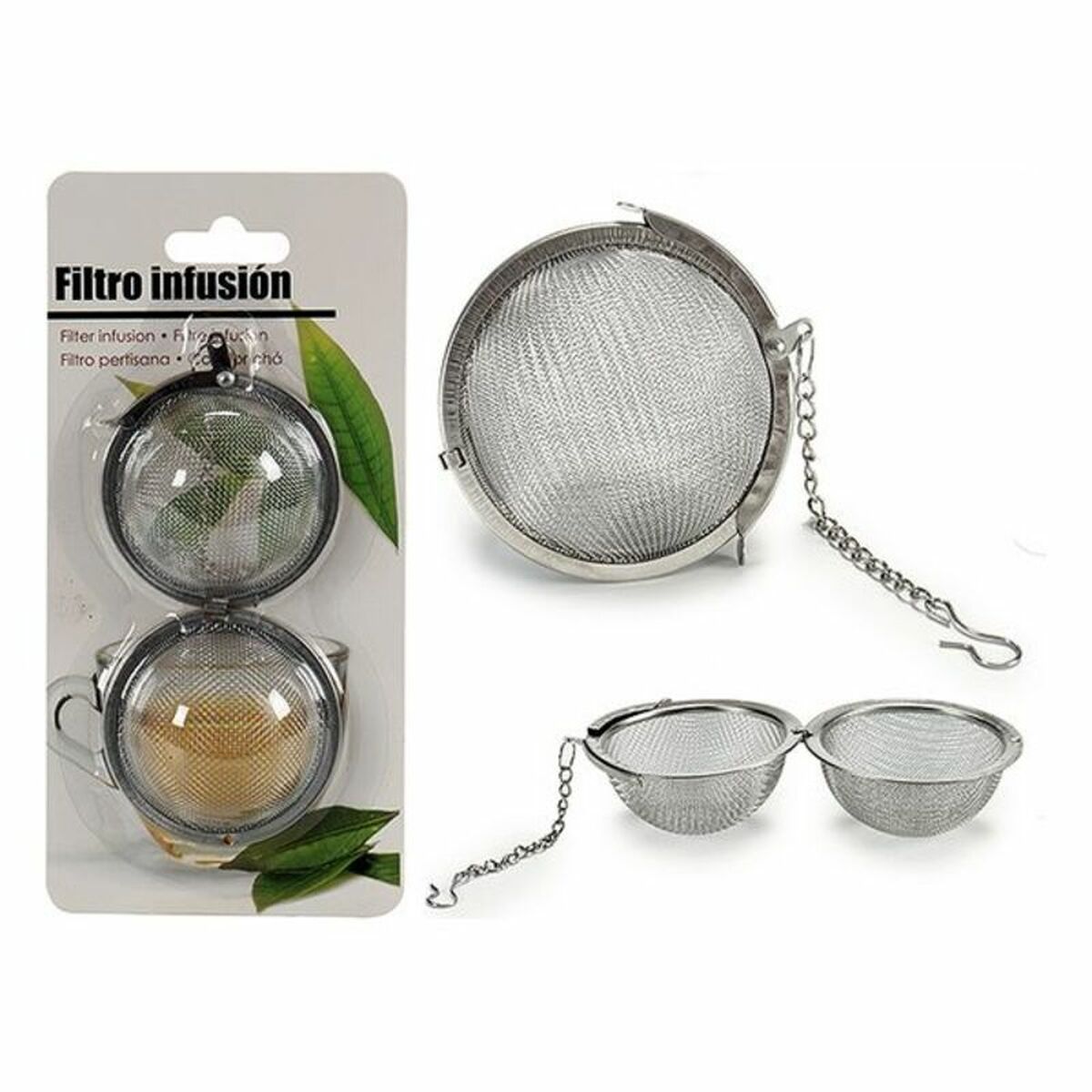 Infusionsfilter 8430852258458 Labda Silvrig Metall - 6