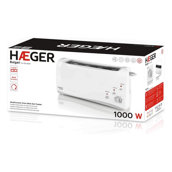 Brödrost Haeger Bulgari Multifunktion 1000 W - 2