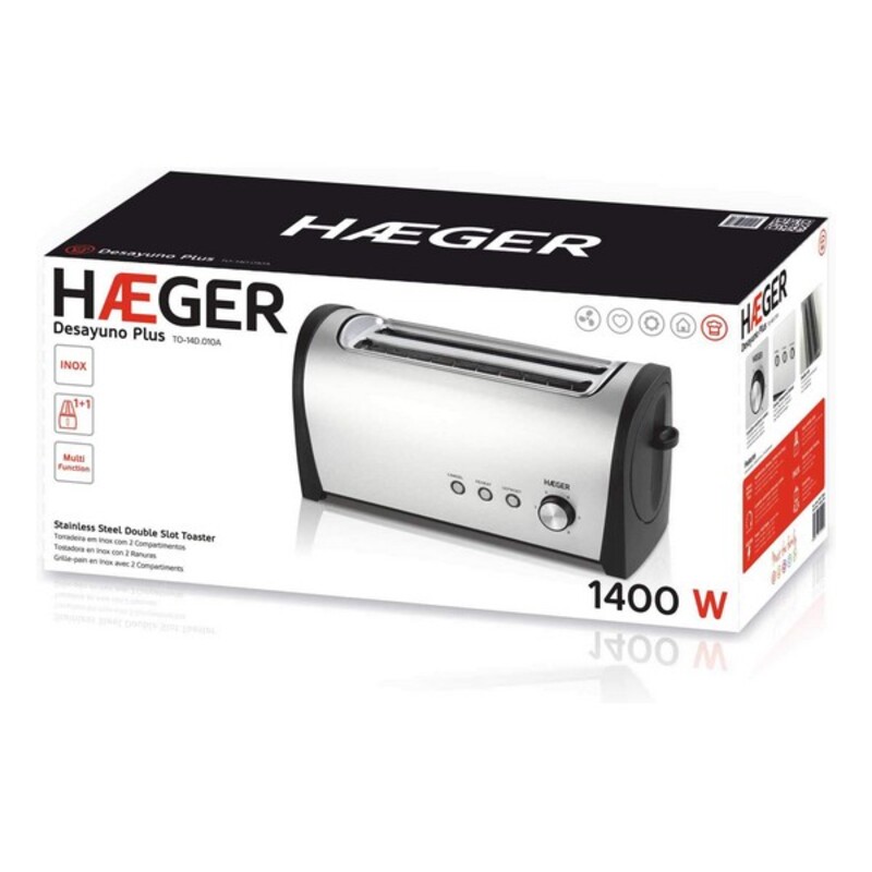 Brödrost Haeger Desayuno Plus 1400 W - 2