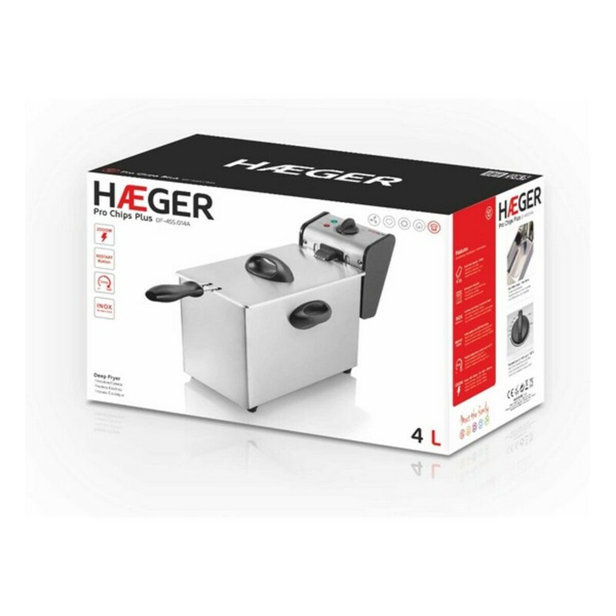 Fritös Haeger PRO CHIPS PLUS 2000W 4 L - 5