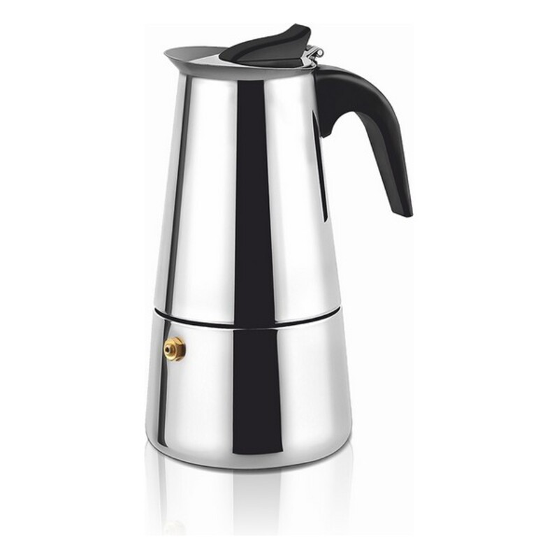 Italiensk Kaffepanna Haeger Moka Rostfritt stål 18/10, Kapacitet: 10 koppar - 8