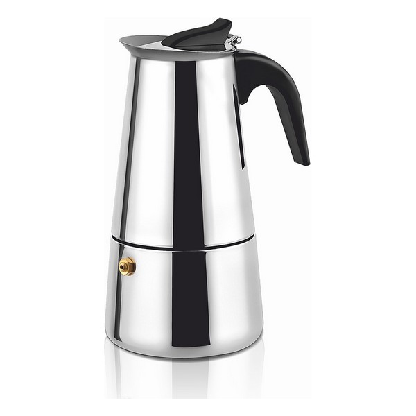 Italiensk Kaffepanna Haeger Moka Rostfritt stål 18/10, Kapacitet: 10 koppar - 4