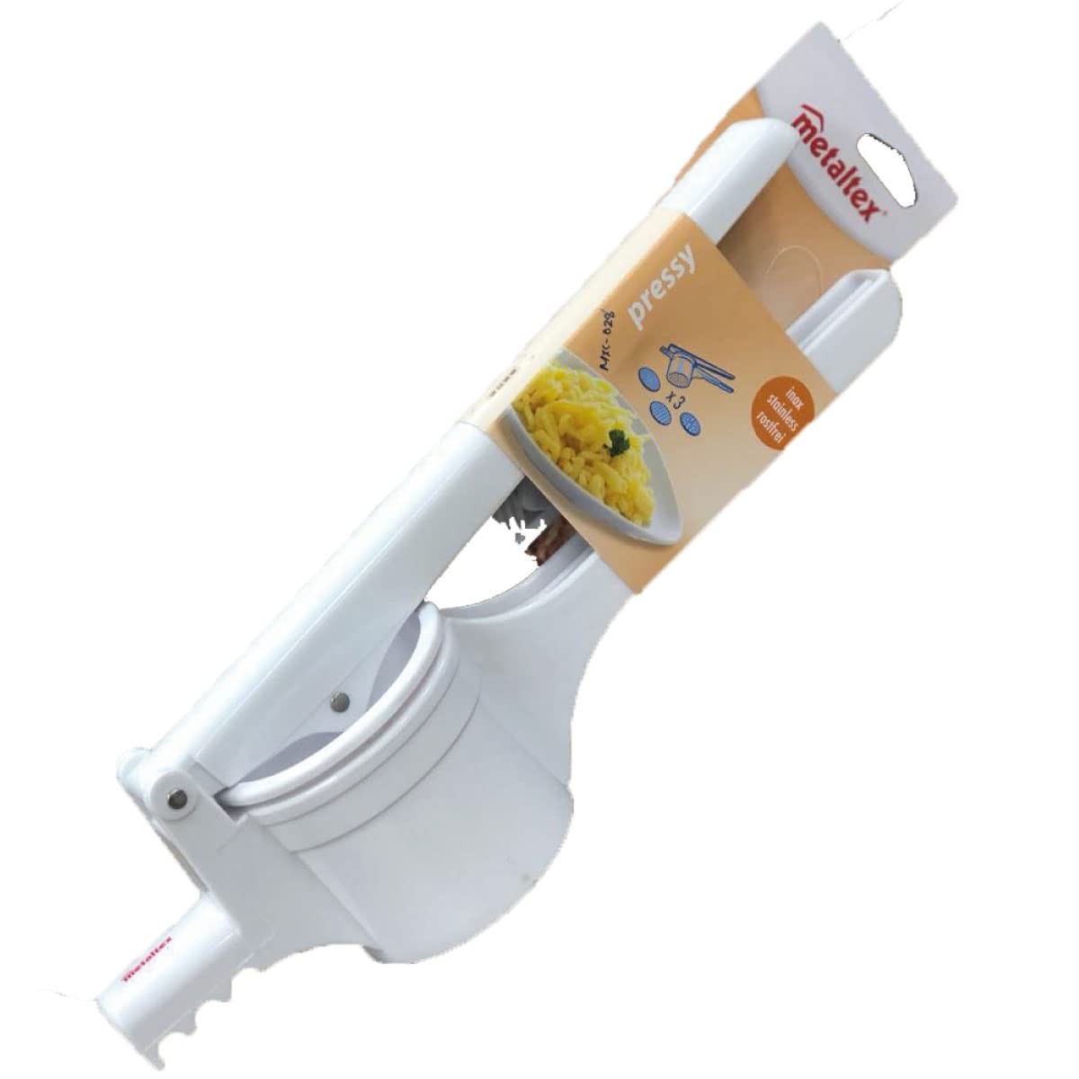 Potatispress Metaltex Rostfritt stål 3 nivåer (36 cm) - 2