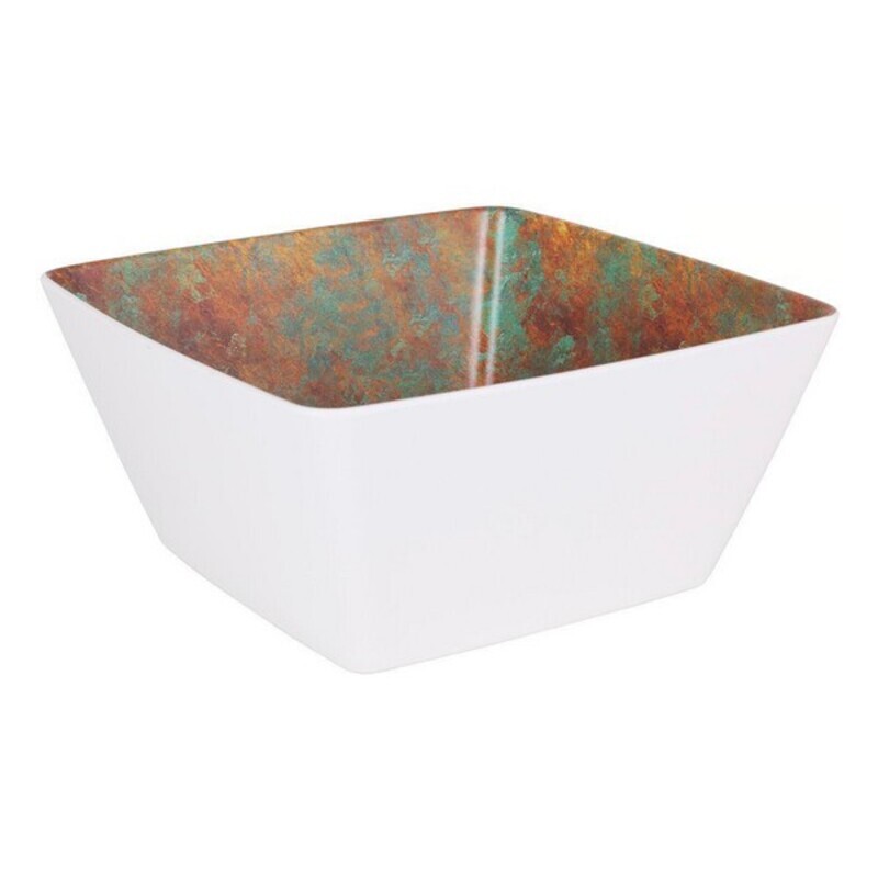 Salladsskål Viejo Valle Goji Melamin Vit 25 x 25 x 12 cm