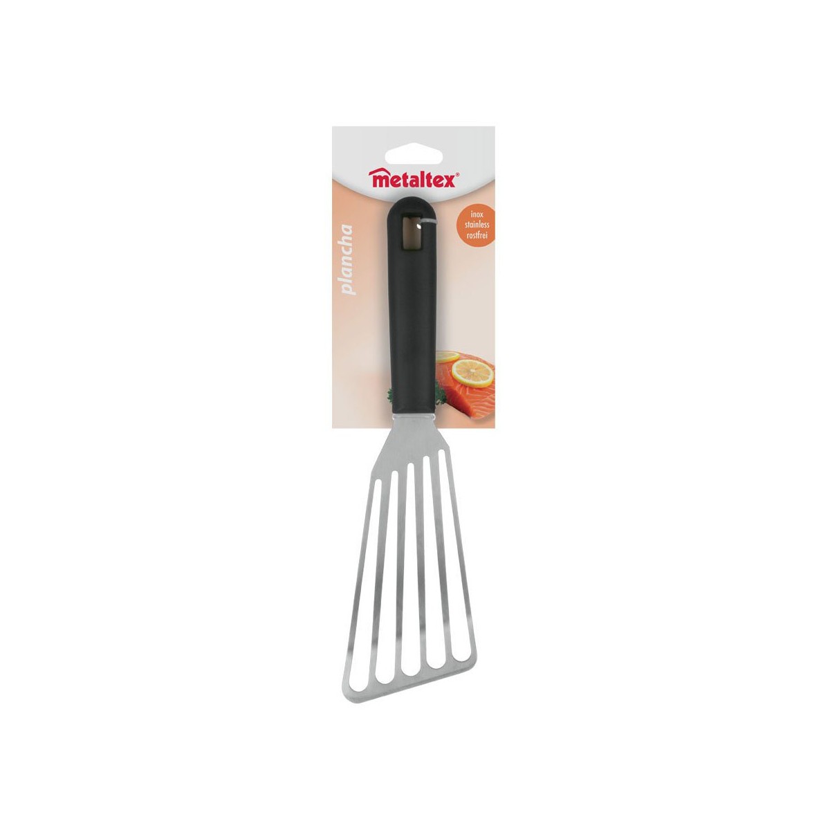 Spatel Metaltex Rostfritt stål (7,5 x 28 cm) - 3