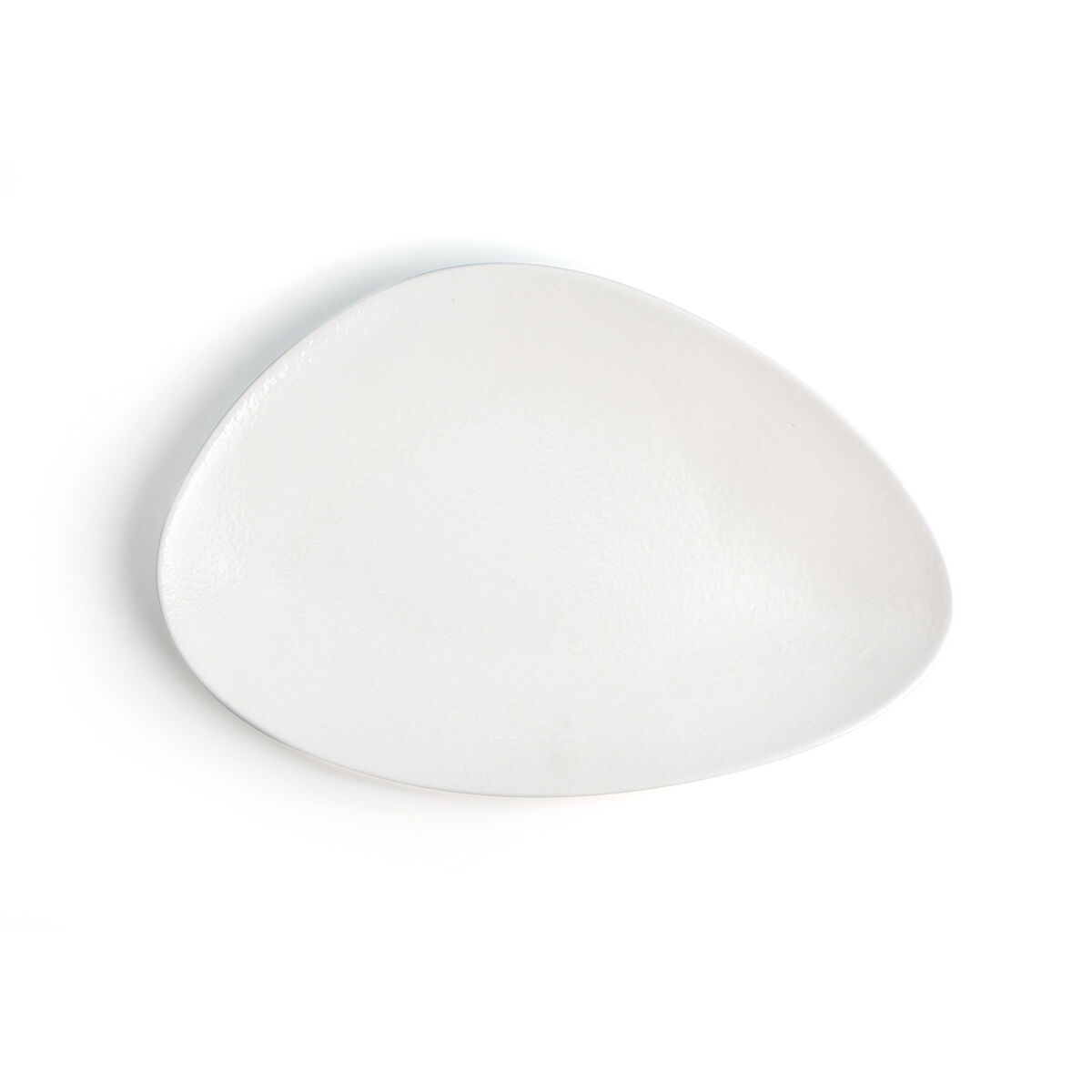 Lapostányér Ariane Antracita Triangulär Keramik Vit (Ø 29 cm) (6 antal) - 3