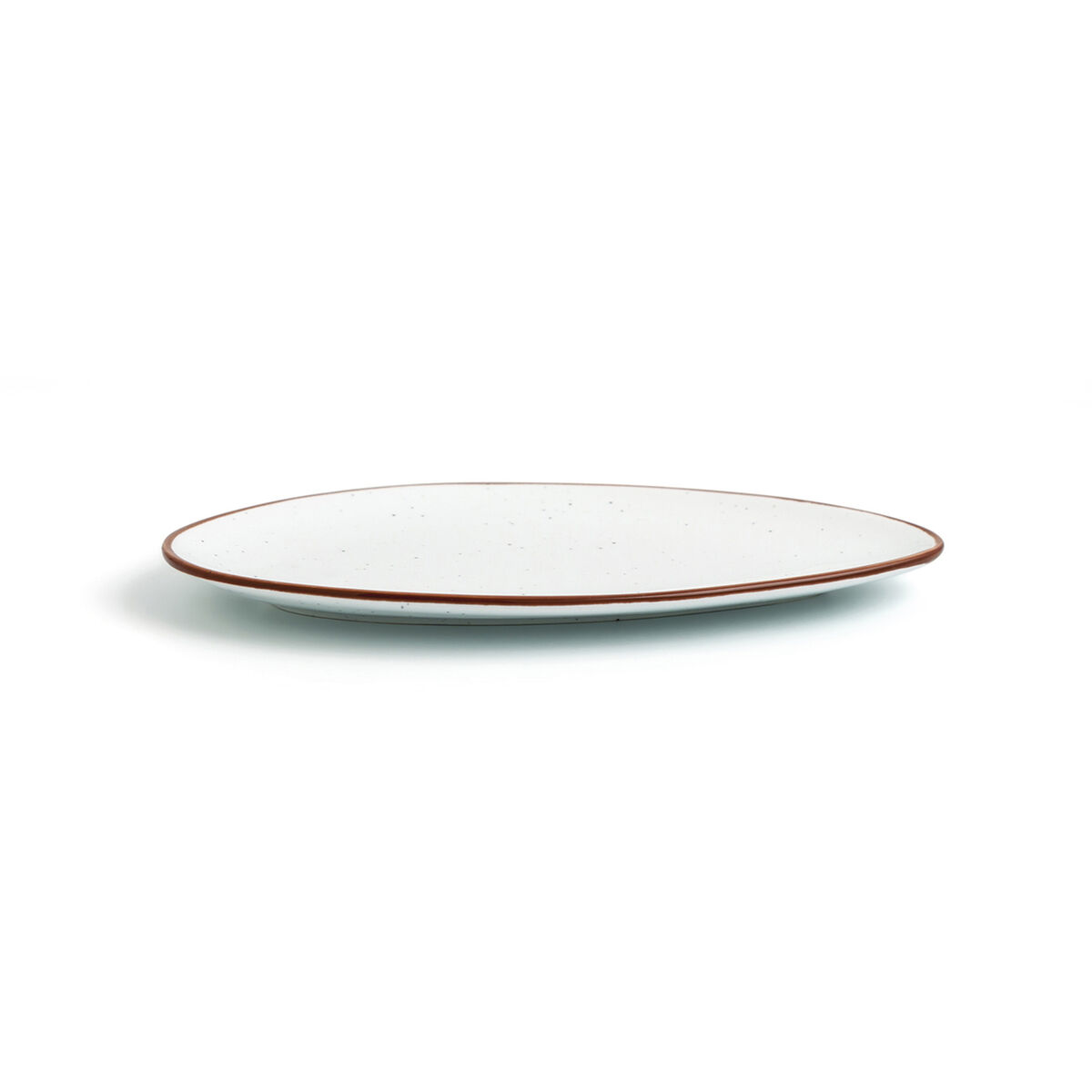 Lapostányér Ariane Terra Triangulär Keramik Beige (Ø 29 cm) (6 antal) - 2