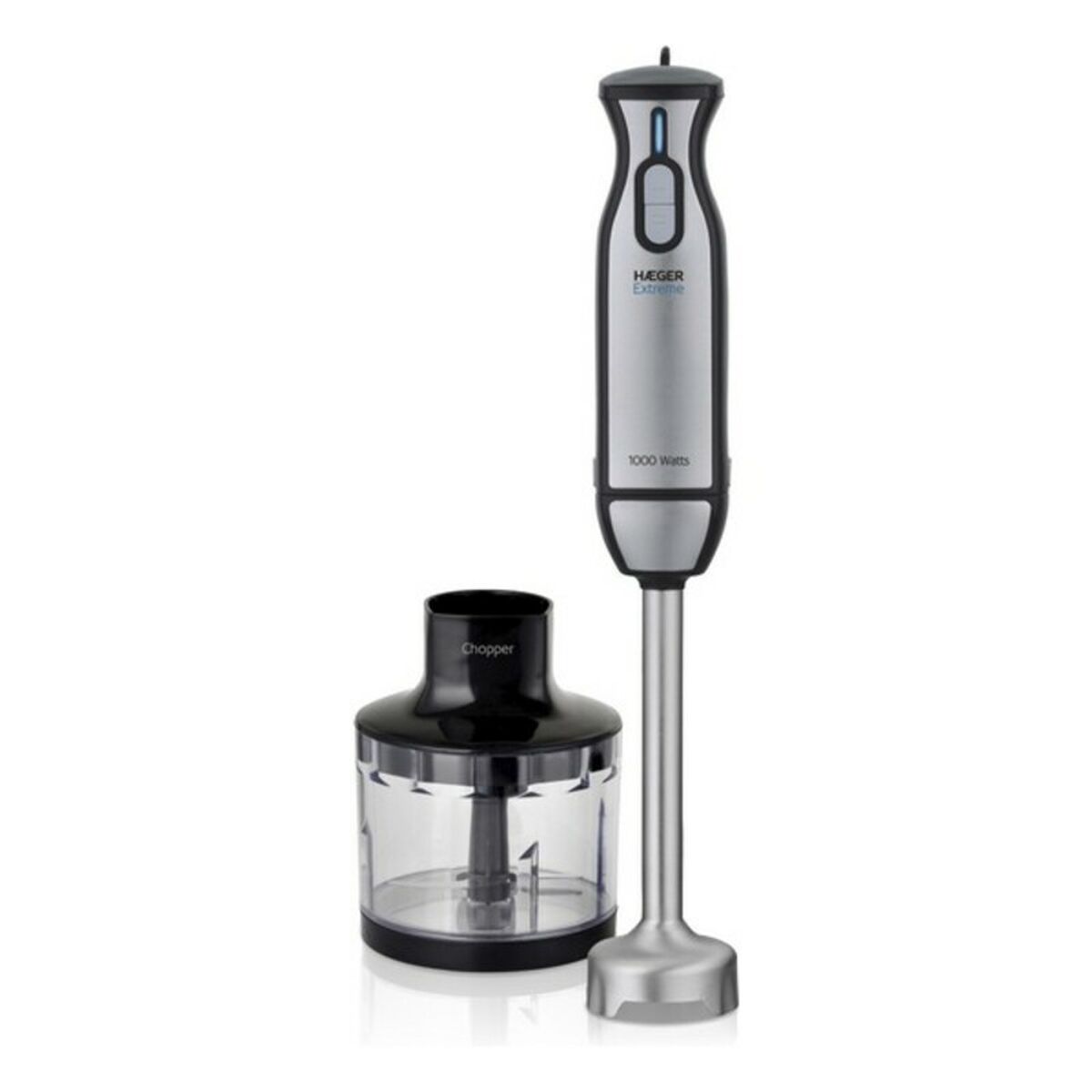 Glasmixer Haeger Extreme Chopper Svart 1000 W 400 ml - 5