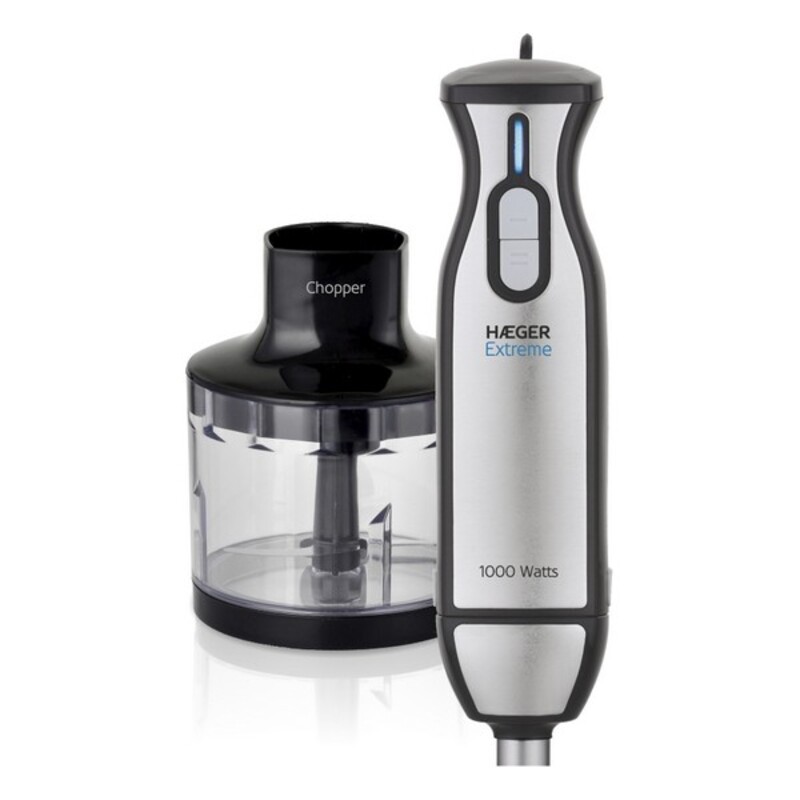 Glasmixer Haeger Extreme Chopper Svart 1000 W 400 ml - 4