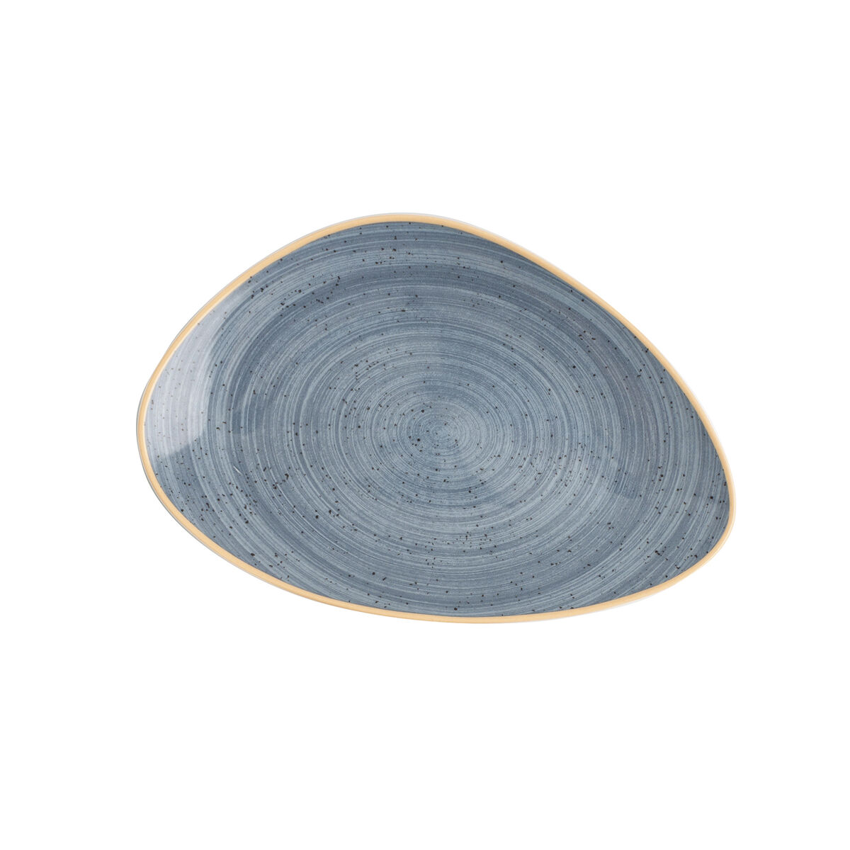Platt skål Ariane Terra Triangulär Blå Keramik Ø 29 cm (6 antal) - 3