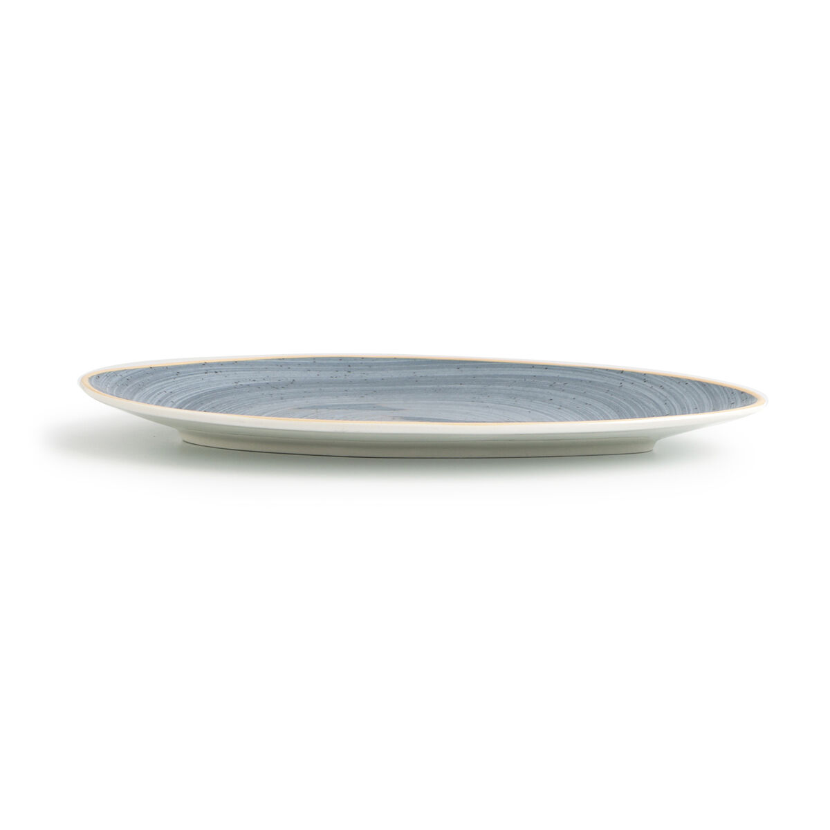 Platt skål Ariane Terra Triangulär Blå Keramik Ø 29 cm (6 antal) - 2