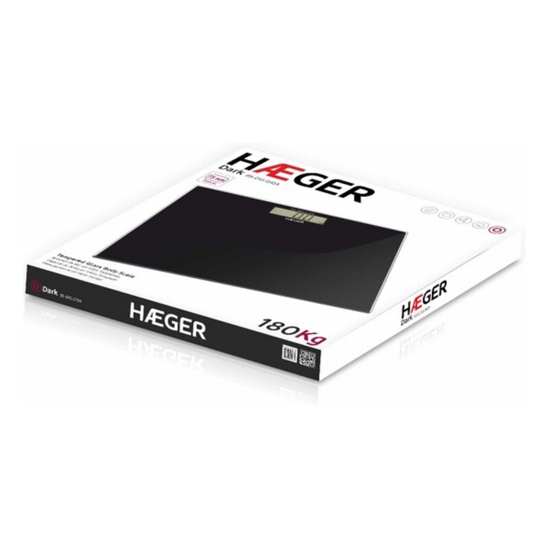 Digital Badrumsvåg Haeger Dark 180 kg - 2