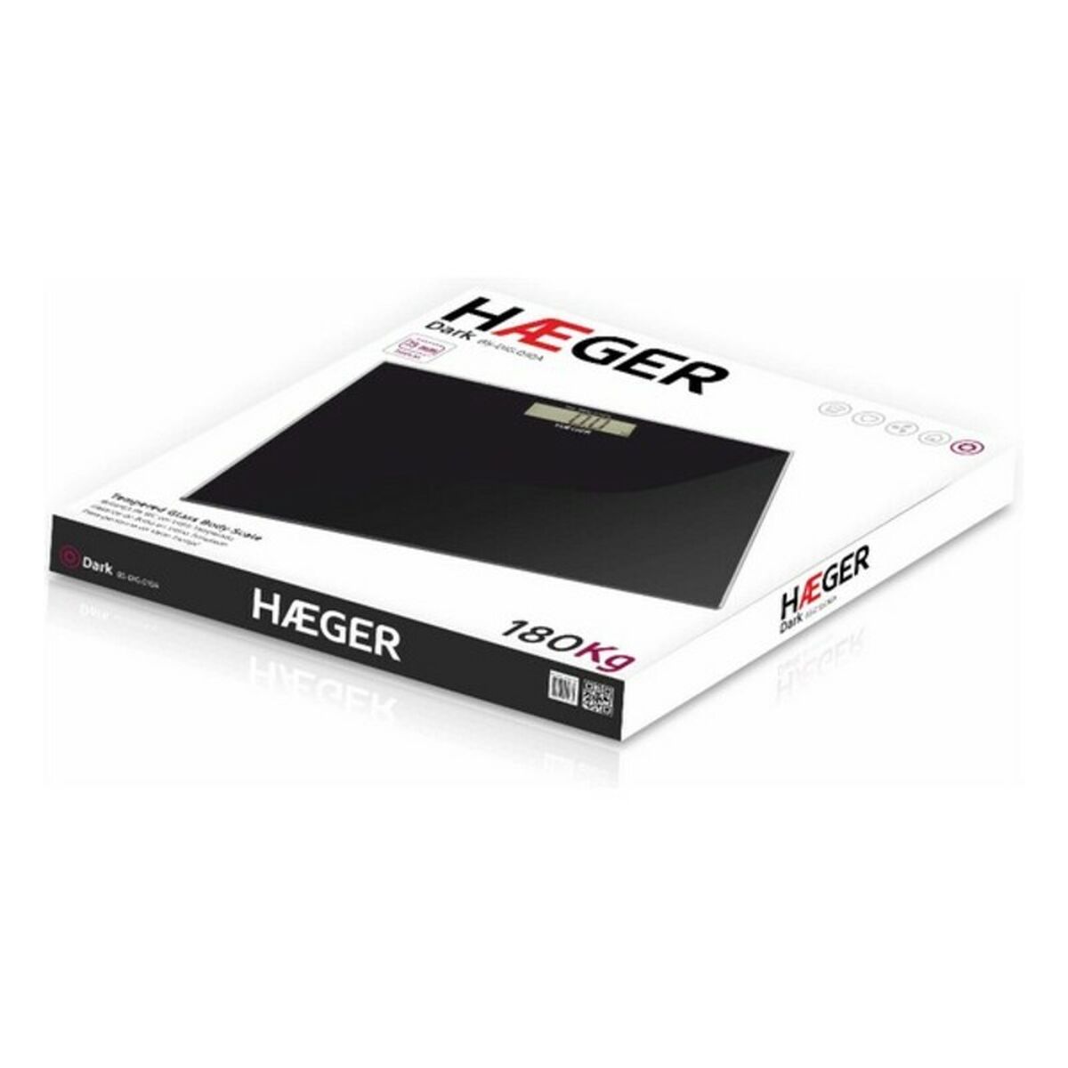 Digital Badrumsvåg Haeger Dark 180 kg - 5