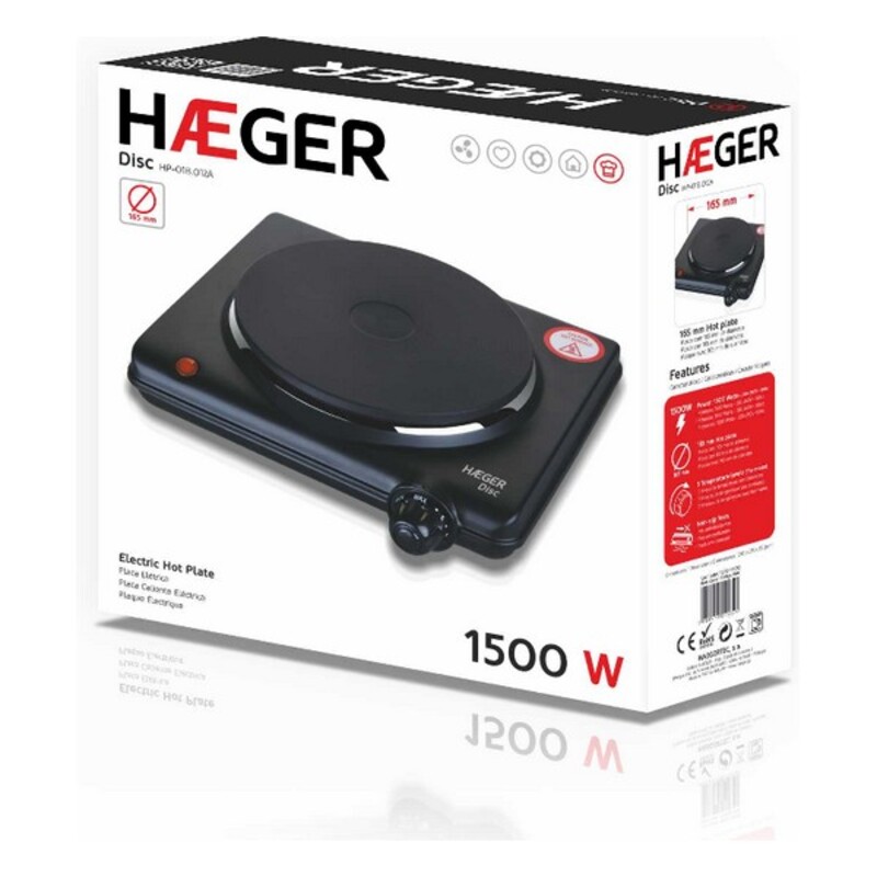 Elektrisk värmeplatta Haeger Disc 1500 W - 2