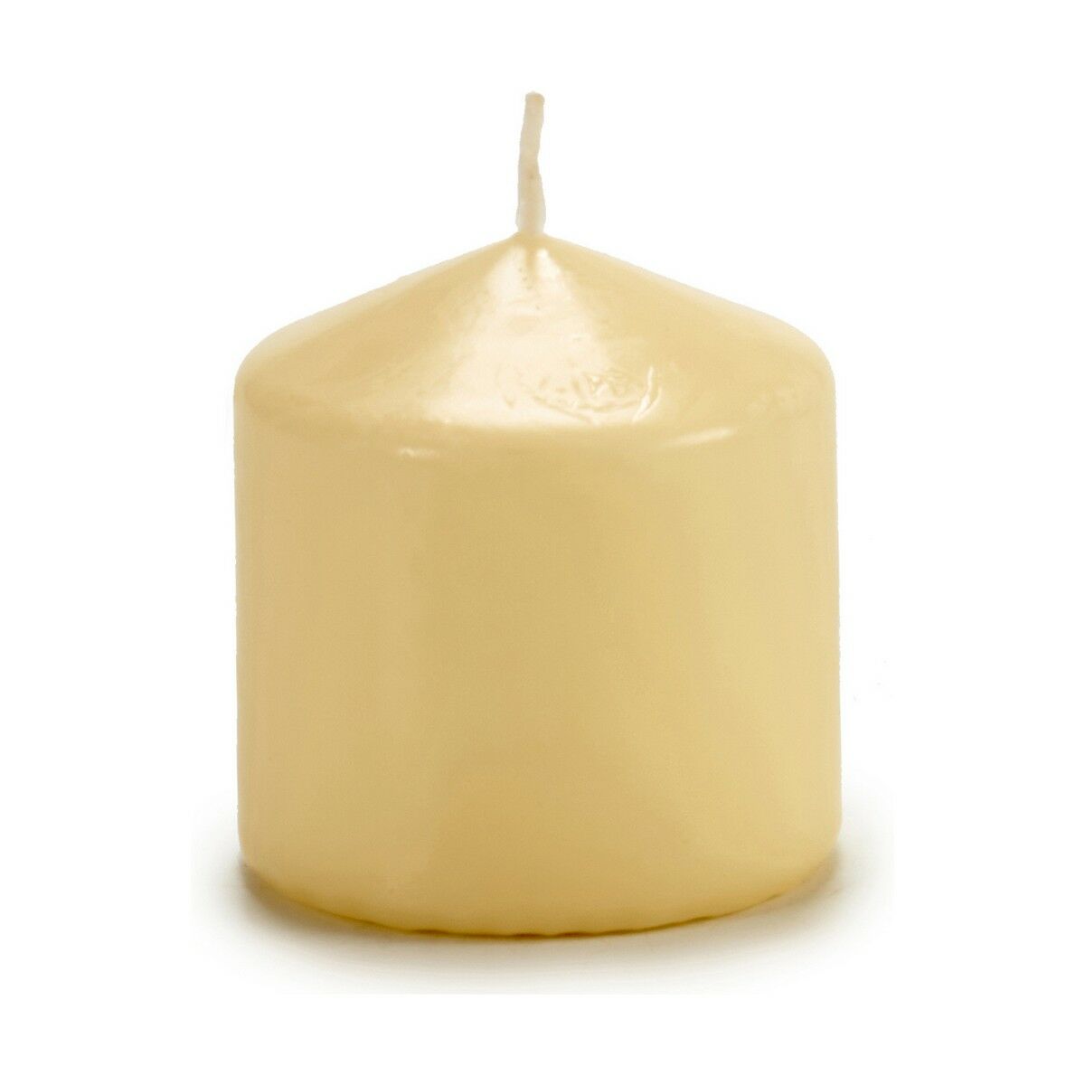 Ljus 7 x 7,8 x 7 cm Kräm Vax