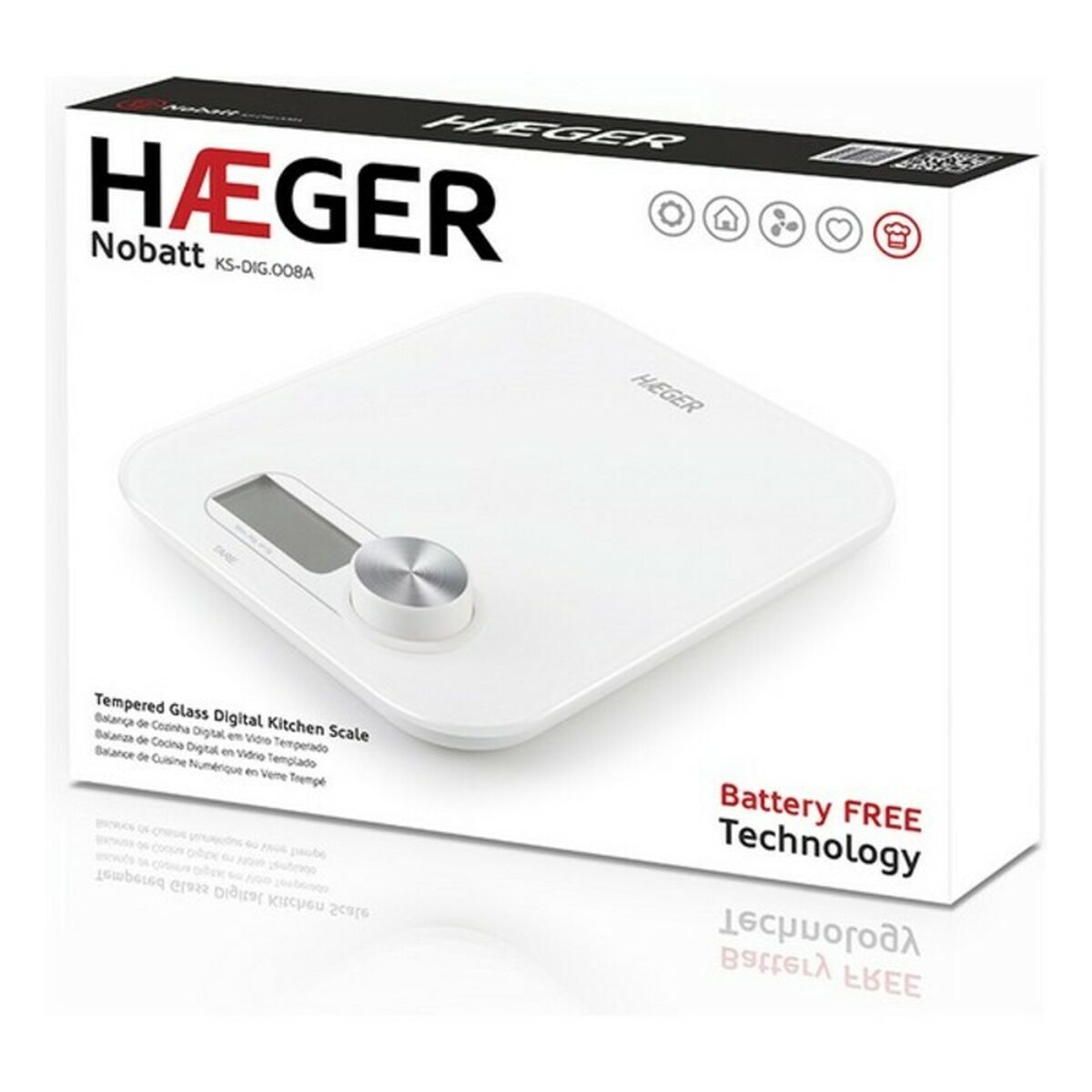 Köksvåg Haeger 5 kg - 7
