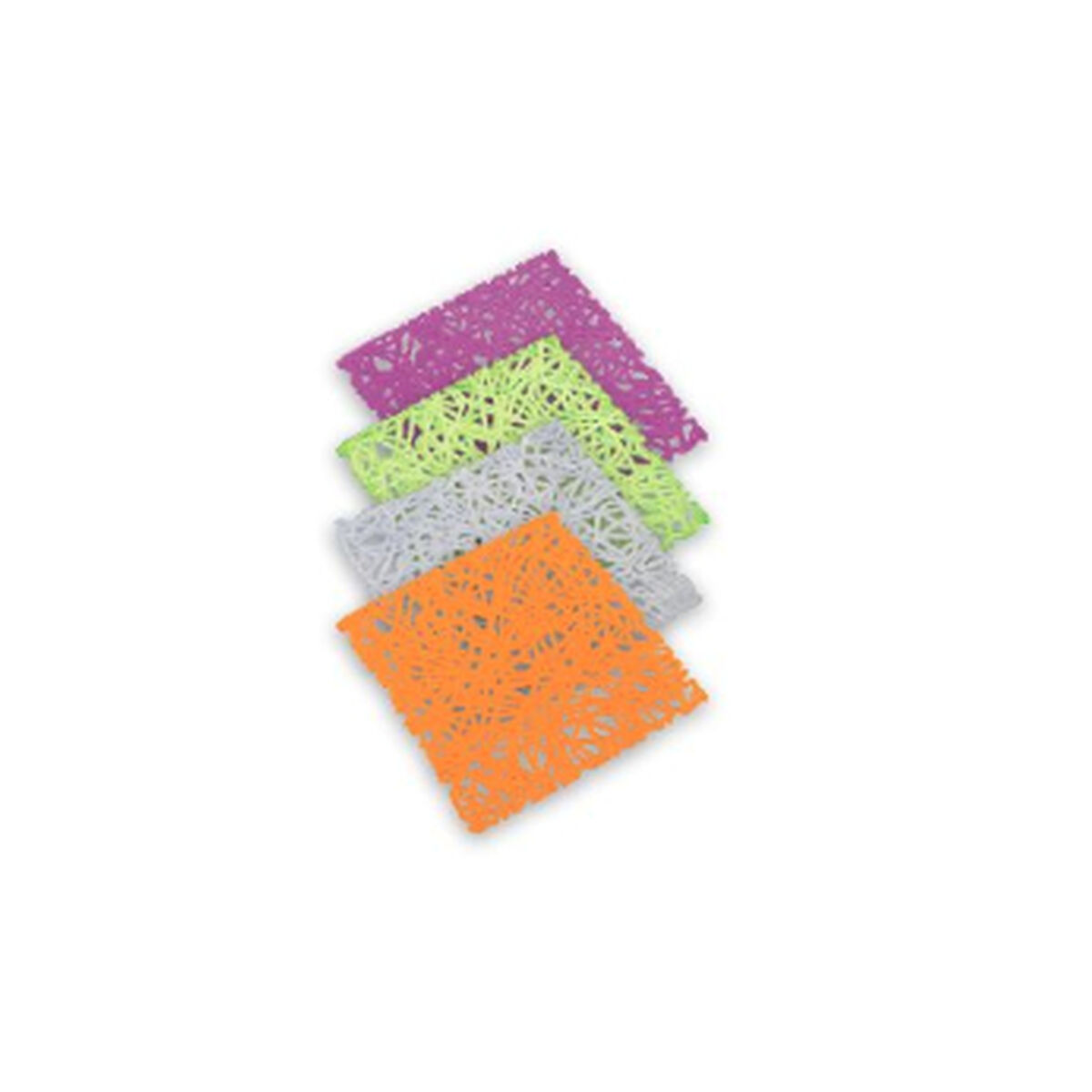 Diskställ Metaltex PVC Geometrisk Multicolour 32 x 32 cm - 2