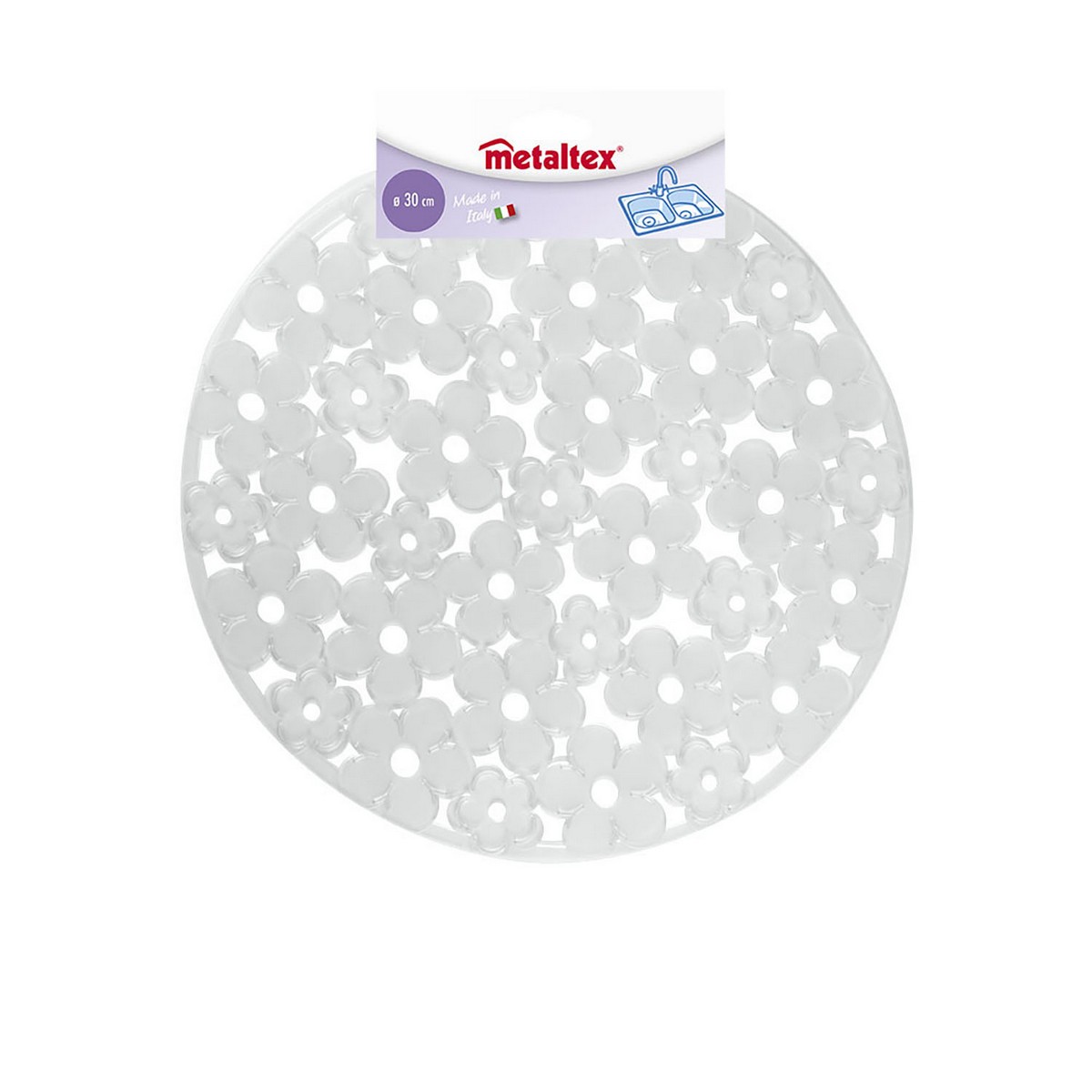 Diskställ Metaltex Rund PVC Genomskinligt (Ø30 cm) - 2